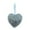 Silver, variant on Small Heart Shaped Valentine Ornaments, Valentine Decorations for Tree, Valentine's Day Sparkling Pendant for Door, Funny Ornaments for Adults(1PC)