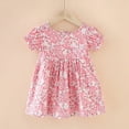 thumbnail image 2 of HCNTES Girls Toddler Baby Summer Dress with Ruffle Trim Casual Beach Dress for Little Kids Big Kids Children 2T 3T 4T 5T 6T 7T 8T(3-4 Years,D01-Light Pink), 2 of 5
