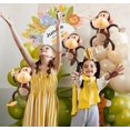 thumbnail image 4 of Bedwina 27” Inflatable Monkey Balloon Safari Jungle Birthday Party Decorations, 3-Pack, 4 of 5