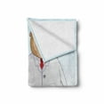 thumbnail image 2 of Lab Soft Flannel Fleece Throw Blanket, Scientist Chemist with Test Tubes Flask and Microscope on Table Researchme, Cozy Plush for Indoor and Outdoor Use, 70" x 90", Multicolor, by Ambesonne, 2 of 6