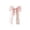 B002- Pink, variant on Blush Pink Bow Curtain Holdback, Bow Decorations, Bow Decor for Girls Room, Girly Bedroom Decor, 10X6 Inch Organza Lace Ribbon Tieback to Neatly Gather Window Treatments and Add