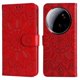 thumbnail image 1 of For Xiaomi 15 Ultra Case Sunflower Imprint Leather Wallet Phone Cover - Green, 1 of 5