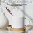 thumbnail image 6 of Pungan dessert forks Dessert Fork Portable Tea Fork Cake Fork Appetizer Fork For Cafes Restaurants,6.85"X0.98"X0.39", 6 of 11