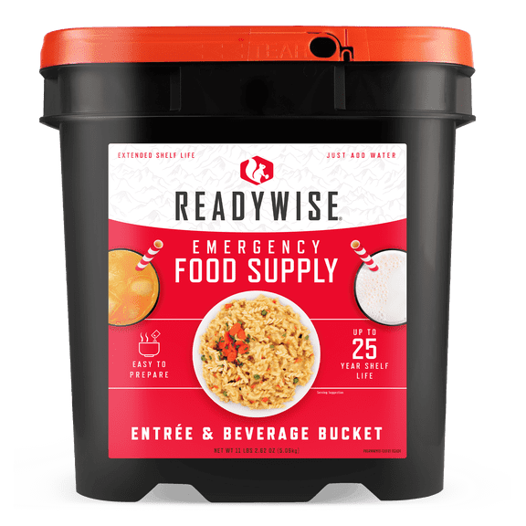 ReadyWise Emergency Food Supply, 120 Serving Entree and Beverage