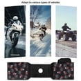 thumbnail image 5 of Uorisanigo ATV Tank Bag Motorcycle Saddle Bag Waterproof Polyester Fabric Bags with Water Pocket Heavy-Duty Spider Web Rose Skull Fuel Tank Storage Pouch for ATV/UTV/Snowmobile, 5 of 7