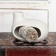 thumbnail image 4 of Modern Palo Santo Holder Ceramic Burner for Meditation and Energy Cleansing - Handcrafted Smudge Bowl for Wood Sticks, Sage, and Incense Cones, 4 of 16