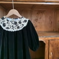 thumbnail image 5 of Esaierr Baby Toddler Girls Autumn Dress Peter Lace Pan Collar Long Sleeve Velvet Princess Kids Dresses for 9M-5T, 5 of 5