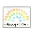thumbnail image 5 of Stupell Industries Happy Easter Phrase Patterned Egg Rainbow, 14 x 11,Design by Daphne Polselli, 5 of 5