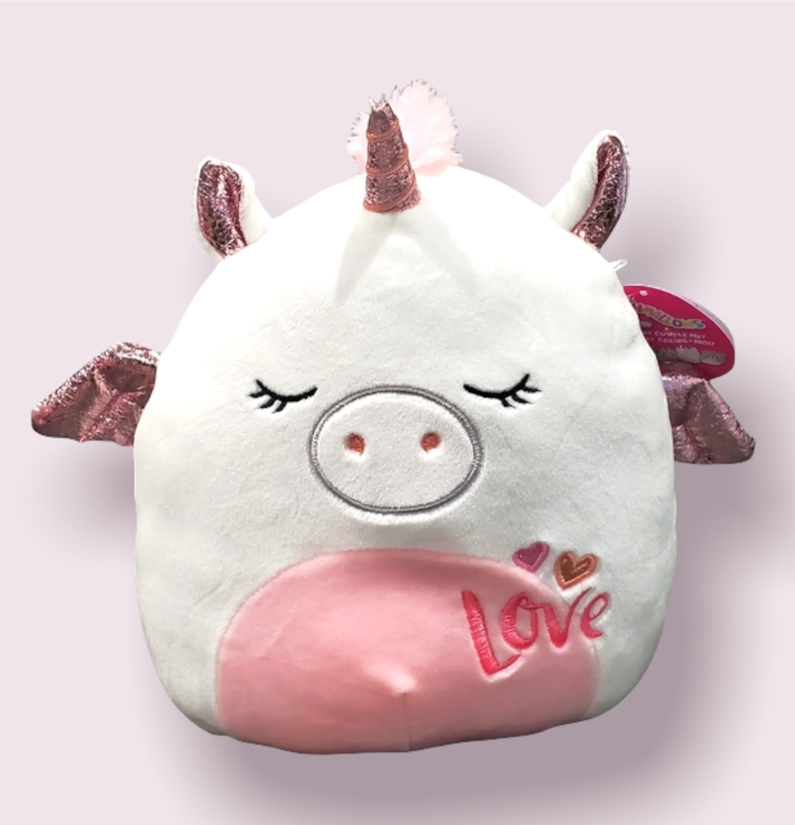 Squishmallows 16”raquel White Unicorn Valentines Day 2021 Kellytoy Plush for sale online 