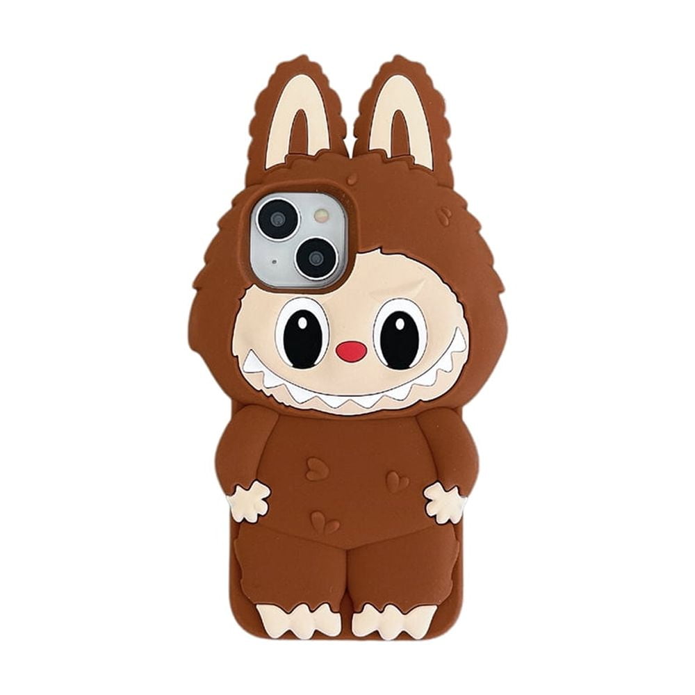 3D Cartoon La Bubu Phone Holder Silicone Phone Case for iPhone - Phone Cover and Protective Case price