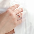 thumbnail image 3 of Gemistry Angel Skin Sunset Coral Marquise Gemstone 925 Sterling Silver Ring for Women, 3 of 5