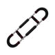 thumbnail image 4 of Equipo de ejercicio de brazo de brazo Equipo de entrenamiento de ajustable portátil Rojo negro 30 kg, 4 of 8