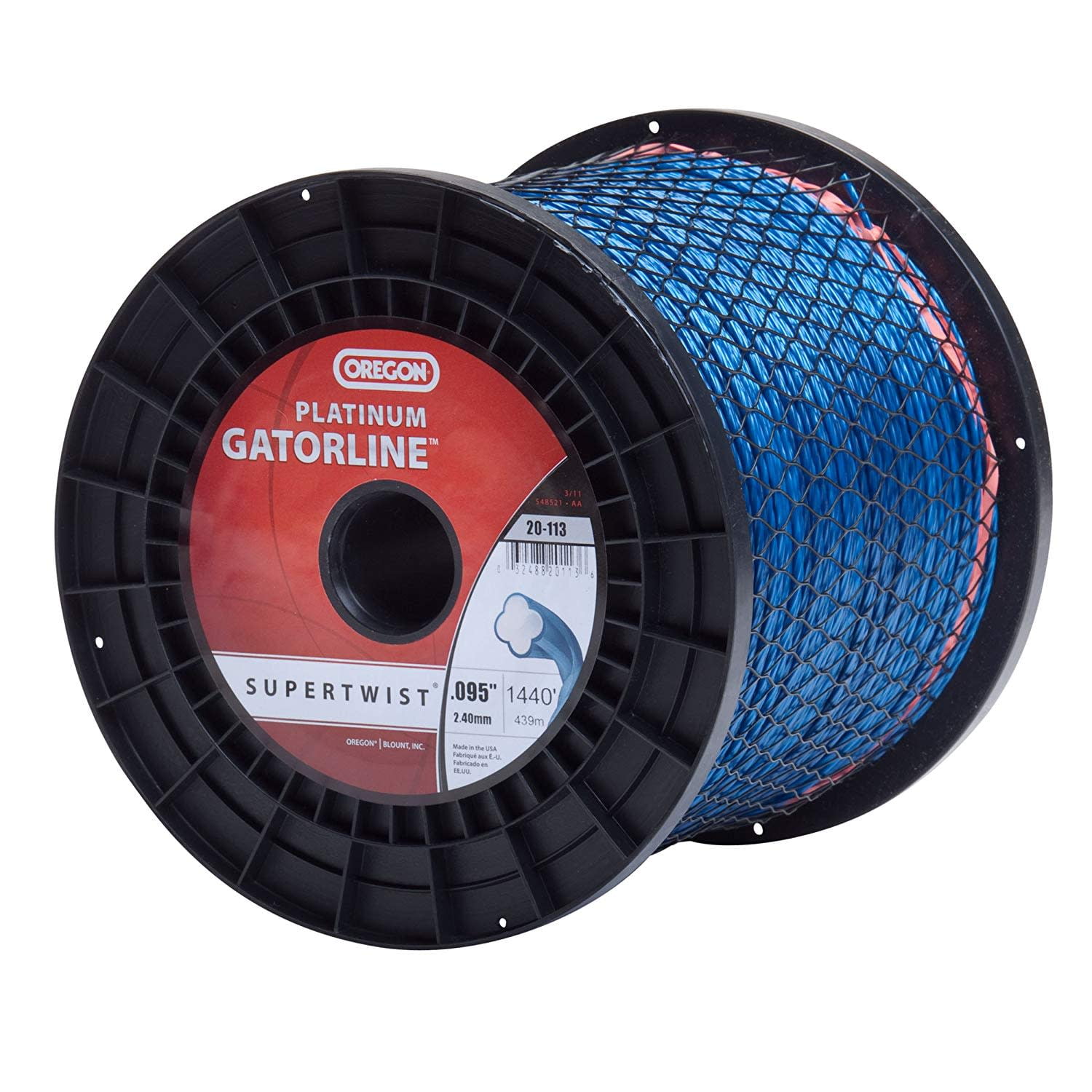 1LB Spool Of .095 Square Gatorline Trimmer Weedeater Line Professional Grade 1LB Spool Of .095 Square Gatorline Trimmer Weedeater Line Professional Grade