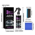 thumbnail image 2 of ZZERHUOO Bumper Strips with Backing Car Bumper Stickers for Women Advanced Coating Spray For Exterior High Gloss Scratch Remover And Polish Solution Enhances Shine And Color Depth Easy, 2 of 7