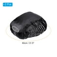 thumbnail image 2 of Uxcell Waterproof Helmet Cover Bike Helmet Protector Ride Gear with Reflective Strip Black 2 Pack, 2 of 5