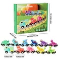 thumbnail image 3 of 11 PCS Dinosaur Theme Wooden Train Set for Kids, Early Education Magnetic Train Set with Exquisite Gift Box, Cognitive Skill Development, Toddler Educational Toys for Boys Girls Learning Activities, 3 of 9