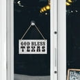 thumbnail image 6 of Wooden Hanging Wall Art Positive Quotes God Bless Texas Board Hanging Wood Sign, House Wood Sign For Garden Yard Home Farmhouse 12X6 Inch, 6 of 7