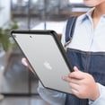 thumbnail image 5 of Allytech Case for New iPad 10.2 2020/2019, Anti-Scratch Transparent Hard PC Back and Shock Absorption Flexible TPU Soft Edge Bumper Slim Protective iPad 10.2 Cases for iPad 8th/7th Generation, White, 5 of 8