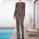 thumbnail image 1 of Traje de baño transparente con purpurina para cubrir la playa europea moda para vacaciones FLhrweasw Para estrenar, 1 of 8