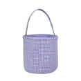 thumbnail image 1 of Easter Bunny Nursery Storage Blue Checkered Rabbit Design Organizer, 1 of 3