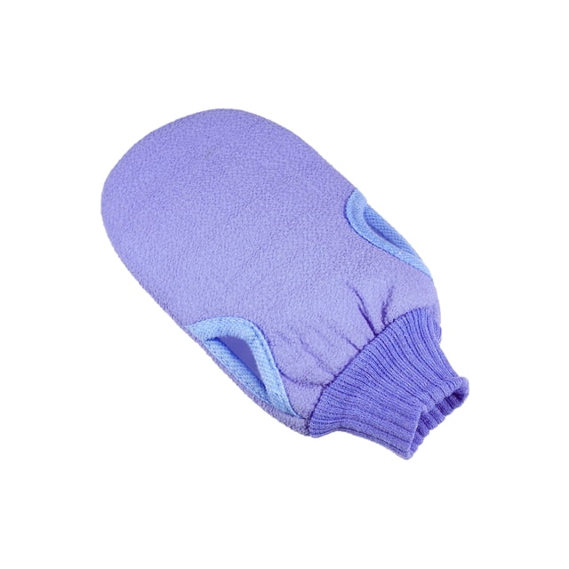 Guantes de Ducha Únicos 1 Pc Guante Exfoliante para Baño para Ducha 8.66"x4.72" Azul