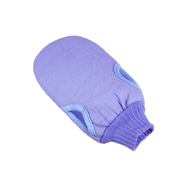Guantes de Ducha Únicos 1 Pc Guante Exfoliante para Baño para Ducha 8.66"x4.72" Azul