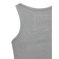 thumbnail image 5 of J. METHOD Women's Tank Top Sleeveless Racerback Basic Stretch Comfy Slim Fitted Ribbed Knit Tops Workout Yoga T Shirt NEWT386 Heather Gray L, 5 of 6