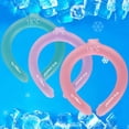 thumbnail image 4 of Neck Chill, Neck Cooling Tube, Hands Free Cooling, Quick Freeze Gel, Wearable Body Coolers for Hot Weather, Reusable,Pink, 4 of 6