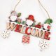thumbnail image 4 of Adornos navideños de madera para pared, porche, letras colgantes, muñeco de nieve, manualidades decorativas creativas, 4 of 5