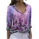 thumbnail image 1 of Camisas Para Mujer Botón de Moda Casual Turn-Down Neck Impreso Manga Larga Tops Camisa Odeerbi ODB125621, 1 of 8