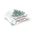 thumbnail image 5 of Watercolor Christmas Tree Sleigh with Gifts Throw Pillow Covers Pillowcases 20 x 20 Inch Home Decor 2 Packs for Bedroom Sofa, 5 of 6