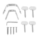 thumbnail image 1 of Metal Stand Prosciutto Holder Ham Leg Holder Folding Ham Stand Serrano Ham Rack Serrano Ham Holder, 1 of 2