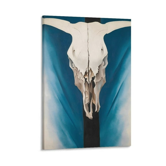Cow's Skull Red, White, And Blue (1931) by Georgia OKeeffe Painting Poster Home Decor Poster Wall Art Hanging Picture Print Bedroom Decorative Painting Posters Room Aesthetic 16x24inch(40x60cm)
