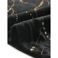 thumbnail image 5 of DARING DIVA Plus Size Mermaid High Low Hem Maxi Velvet Dress 1X Black, 5 of 6