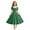 R110 Green, variant on Ruiwil Little Girls Dresses Dailywear Casual Solid Color Short Sleeve V Neck Clothes Summer Comfortable Girl Dresses Size 5-6 Years Black