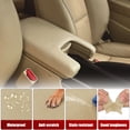 thumbnail image 2 of KBH Car Center Console Cover for 2009-2014 Acura TL Accessories, Middle Console Lid Armrest Cover Protector Replacement Trim Interior, Beige (Leather Skin Only), 2 of 8