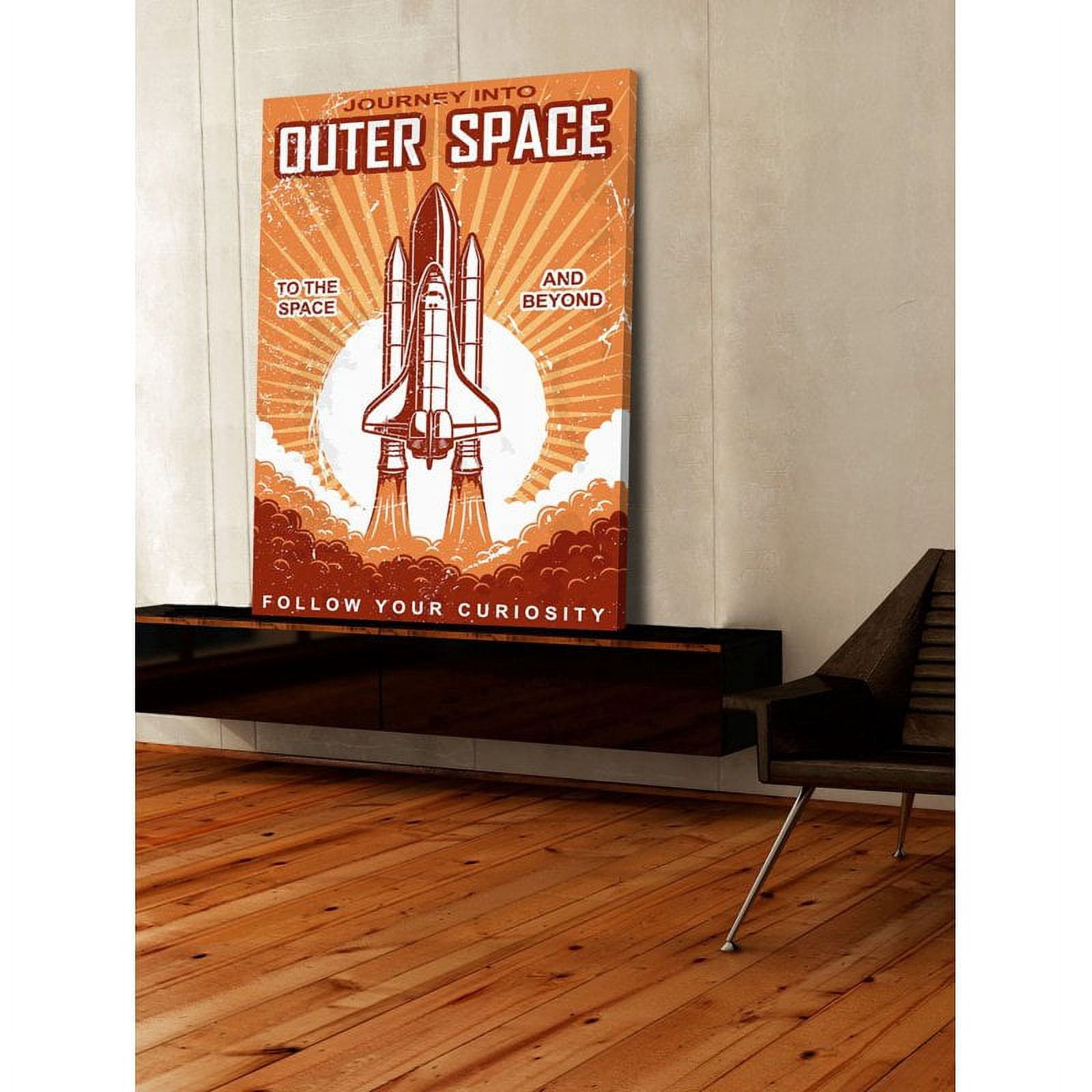 "Outer Space" Painting Print on Wrapped Canvas