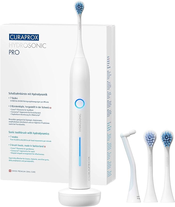 Curaprox Hydrosonic Pro - 84,000/minute - The Best Adutls Electric
