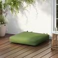 thumbnail image 7 of HONEY HOME Square Corner Seat Cushions, 19" x 19" x 3", Indoor Outdoor Water Repellent Universal Chair Pads with Ties for Patio Furniture, Garden Dining Chairs, 7 of 7