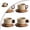 Gray-A, variant on Cup and Saucer Set, Vintage-style Aesthetic Coffee Cup, Coffee Mug with Saucer, Tea Cup and Saucer Set, Ceramic Mug