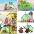 thumbnail image 4 of Yjmei - 2 bolsas de playa de malla grande, bolsa de mano, toalla de juguete, arena para guardar juguetes de playa para niños, artículos esenciales de playa para bebés, bolsa de almacenamiento de jugue, 4 of 4