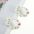 thumbnail image 5 of Unique Bargains 2 Pcs Hair Clip Grace Fish Mirror Duckbill Clip White, 5 of 5