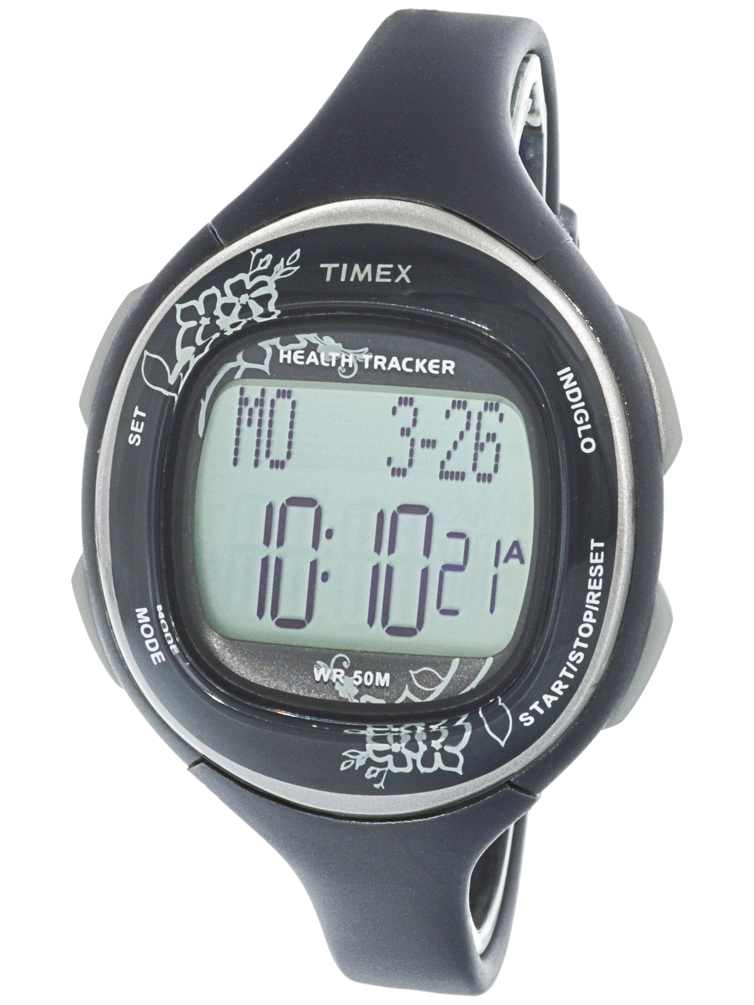 Timex Women's Ironman T5K486 Black Silicone Quartz Sport Watch