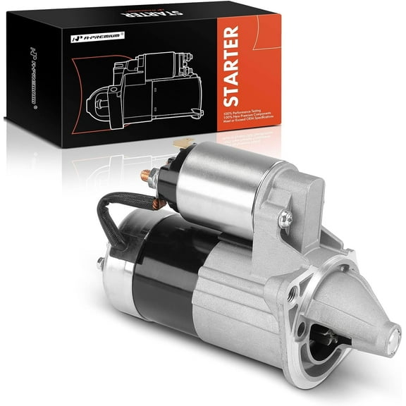 A-Premium Starter Motor Compatible with Mitsubishi Mirage 1997-2002, Lancer 2003-2007, 1.5L 1.8L 2.0L, 12V 1.3KW 8-Teeth Clockwise, Replace# M000T30771, MN137718