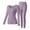 Purple, variant on UJNDER Thermal Underwear Base Layer for Cold Weather Warm Full Wear Mens Thermals Top and Bottom Set Purple XL