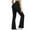 Black, variant on LLYWEY Flare Leggings for Women Seamless Butt Lift Leggings Solid Pull on High Waisted Workout Running Yoga Pants Flare Leg Athletic Sweatpants Navy S