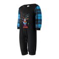 thumbnail image 3 of Conjunto de pijamas navideños familiares a juego con estampado de renos y cuadros. Pijamas de vacaciones para papá, mamá y niños., 3 of 10