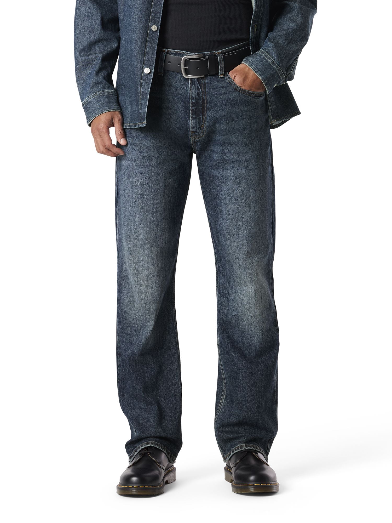 Levi Strauss Signature Men's and Big and Tall Original Relaxed Bootcut Jeans
