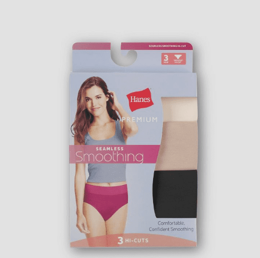 Hanes Premium Women's Seamless PullOn HighWaist Underwear Stretch