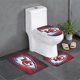 thumbnail image 1 of Juego de alfombras de baño de 3 piezas del equipo KC_Chiefss Alfombra antideslizante para baño de 24 x 16 pulgadas, 1 of 7